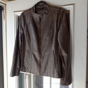 Valerie Stevens Dark Brown Leather Jacket